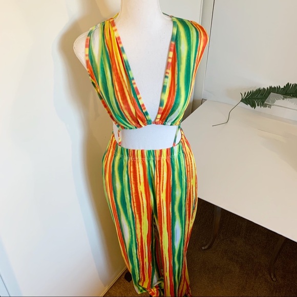 Festival style 70’s vintage attached top 1 piece! - Picture 7 of 12